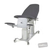 Image of EVO2 Gynae Examination Chair - Electric Backrest in Austex Studio+ Charcoal vinyl (AI colour preview)