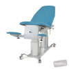Image of EVO2 Gynae Examination Chair - Electric Backrest in Austex Studio+ Lagoon vinyl (AI colour preview)