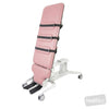 Image of EVO2 Tilt Table - Hoist Access, Split Footplates, CPR Quick Release in Austex Studio+ Mink vinyl (AI colour preview)