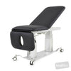 Image of EVO2 All-Electric Three-Section Treatment Table in Austex Studio+ Black vinyl (AI colour preview)