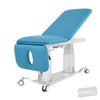 Image of EVO2 All-Electric Three-Section Treatment Table in Austex Studio+ Lagoon vinyl (AI colour preview)