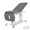 Image of EVO2 All-Electric Three-Section Treatment Table in Austex Studio+ Pewter vinyl (AI colour preview)