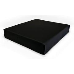 Firm memory foam seat cushion 46cm with black waterproof vinyl cover