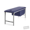 Image of Fixed Height Metal Plinth - Single Section Treatment Table in Austex Studio+ Atlantic vinyl (AI colour preview)