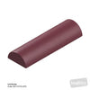 Image of Foam Bolster - Half Circumference 670mm x 110mm in Austex Studio+ Ruby vinyl (AI colour preview)