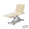 Image of GP examination table with electric backrest raised