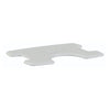 Image of Grey cushion for the king shower chair with cutout seat