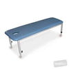 Image of adjustable height metal plinth single section treatment in use