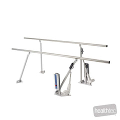 electric parallel bars width adjustment angled view