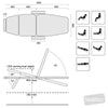 Image of EVO Procedure Chair movement positions diagram