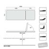 Image of evo2 examination table backrest movement positions