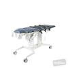 Image of evo2 tilt table two section split footplate high tilt position