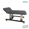 Image of HT Hi-Capacity Bobath Table - Two Section Electric Backrest in Austex Studio+ Charcoal vinyl (AI colour preview)