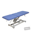 Image of lynx gp universal examination table three section flat top with lockable castors