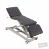 Image of LynX Ultrasound Examination Table - Three Section Cutout in Austex Studio+ Black vinyl (AI colour preview)