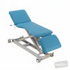 Image of LynX Ultrasound Examination Table - Three Section Cutout in Austex Studio+ Lagoon vinyl (AI colour preview)