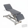 Image of LynX Ultrasound Examination Table - Three Section Cutout in Austex Studio+ Pewter vinyl (AI colour preview)