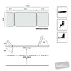 Image of lynx ultrasound table adjustable backrest and footrest positions