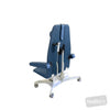 Image of Pinnacle Casting Chair - 90 Degree Seat Swivel w/Castors in Austex Studio+ Galaxy vinyl (AI colour preview)