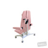 Image of Pinnacle Casting Chair - 90 Degree Seat Swivel w/Castors in Austex Studio+ Mink vinyl (AI colour preview)