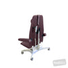 Image of Pinnacle Casting Chair - 90 Degree Seat Swivel w/Castors in Austex Studio+ Port vinyl (AI colour preview)