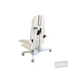 Image of Pinnacle Casting Chair - 90 Degree Seat Swivel w/Castors in Austex Studio+ Snow vinyl (AI colour preview)