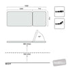 Image of sc examination table height positions