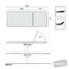 Image of sx gp examination table front view electric backrest