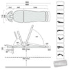 Image of SX Ultimate Contour Massage Table movement positions