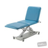 Image of SX Universal Examination Table - Three Section, Electric Locking Castors in Austex Studio+ Lagoon vinyl (AI colour preview)