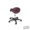 Image of Hi-Lo Saddle Stool - 420mm to 560mm in Austex Studio+ Port vinyl (AI colour preview)