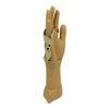 Image of polycentric hinged ulnar deviation splint side view on a model hand