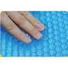 Image of Hand pressing into the GelComfort honeycomb gel, close-up
