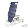 Image of HT ACTIVE Hi-Capacity Slide Top Tilt Table - 4 Column (HOIST ACCESS) - Hoist Access - Single Section - Single Footplate - CPR Quick Release - Central Lock Castors in Austex Studio+ Atlantic vinyl (AI colour preview)