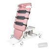 Image of HT ACTIVE Hi-Capacity Slide Top Tilt Table - 4 Column (HOIST ACCESS) - Hoist Access - Single Section - Single Footplate - CPR Quick Release - Central Lock Castors in Austex Studio+ Mink vinyl (AI colour preview)