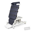 Image of HT ACTIVE Hi-Capacity Slide Top Tilt Table - 4 Column (HOIST ACCESS) - Hoist Access - Single Section - Single Footplate - CPR Quick Release - Central Lock Castors in Austex Studio+ Navy vinyl (AI colour preview)