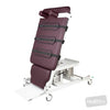 Image of HT ACTIVE Hi-Capacity Slide Top Tilt Table - 4 Column (HOIST ACCESS) - Hoist Access - Single Section - Single Footplate - CPR Quick Release - Central Lock Castors in Austex Studio+ Port vinyl (AI colour preview)