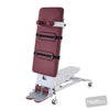 Image of HT ACTIVE Sliding Tilt Table (Clear Span) - Hoist Access - Split Footplates in Austex Studio+ Ruby vinyl (AI colour preview)