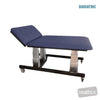 Image of HT Hi-Capacity Bobath Table - Two Section w/Central Lock Castors - Electric Backrest in Austex Studio+ Atlantic vinyl (AI colour preview)