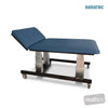Image of HT Hi-Capacity Bobath Table - Two Section w/Central Lock Castors - Electric Backrest in Austex Studio+ Galaxy vinyl (AI colour preview)