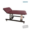 Image of HT Hi-Capacity Bobath Table - Two Section w/Central Lock Castors - Electric Backrest in Austex Studio+ Ruby vinyl (AI colour preview)
