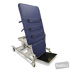 Image of HT Hi-Capacity Tilt Table - 4 Column (CLEAR SPAN) - Hoist Access - Single Section - Single Footplate - CPR Quick Release - Central Lock Castors - Weigh Scales in Austex Studio+ Atlantic vinyl (AI colour preview)