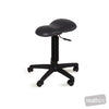 Image of HT Hi-Lo Peanut Stool in Austex Studio+ Black vinyl (AI colour preview)