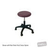 Image of HT Hi-Lo Round Top Stool - 420mm to 560mm in Austex Studio+ Port vinyl (AI colour preview)