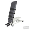 Image of HT Tilt Table (Low Height) - Single Section - Single Footplate in Austex Studio+ Charcoal vinyl (AI colour preview)