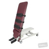 Image of HT Tilt Table (Low Height) - Single Section - Single Footplate in Austex Studio+ Ruby vinyl (AI colour preview)