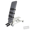Image of HT Tilt Table (Low Height) - Two Section - Split Footplates in Austex Studio+ Pewter vinyl (AI colour preview)