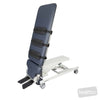 Image of HT Tilt Table Low Height split footplate backrest raised