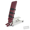 Image of HT Tilt Table (Low Height) - Single Section - Split Footplates in Austex Studio+ Ruby vinyl (AI colour preview)