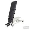 Image of HT Tilt Table (Low Height) - Two Section - Single Footplate in Austex Studio+ Black vinyl (AI colour preview)